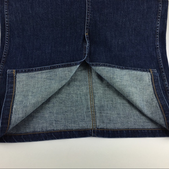 J.Crew Pencil Skirt Dark Wash - Picture 5 of 7